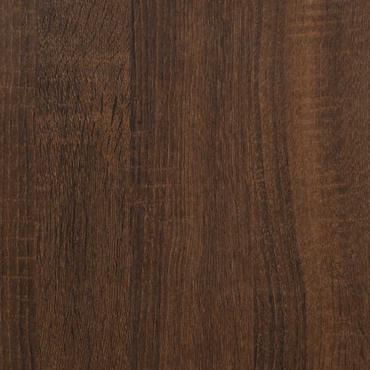 vidaXL Table basse marron aspect chêne 90x44,5x45 cm Bois d'ingénierie