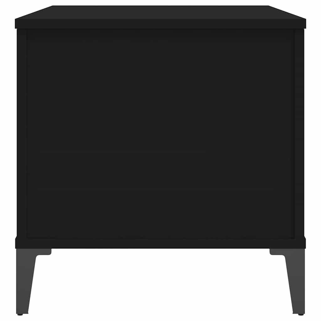 vidaXL Couchtisch Schwarz 90x44,5x45 cm Holzwerkstoff