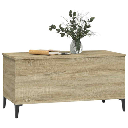 vidaXL Couchtisch Sonoma-Eiche 90x44,5x45 cm Holzwerkstoff