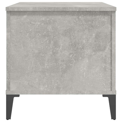 vidaXL Couchtisch Betongrau 90x44,5x45 cm Holzwerkstoff