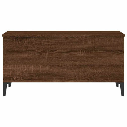 vidaXL Couchtisch Braun Eichen-Optik 90x44,5x45 cm Holzwerkstoff