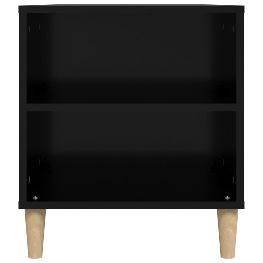 vidaXL Meuble TV Noir 102x44,5x50 cm Bois d'ingénierie