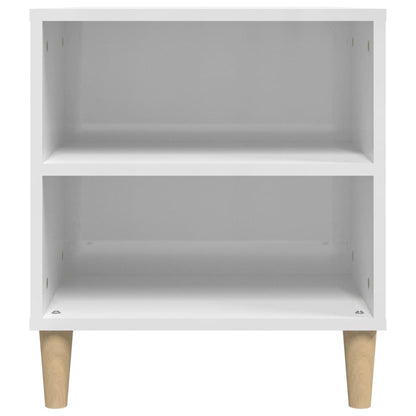 vidaXL TV-Schrank Hochglanz-Weiß 102x44,5x50 cm Holzwerkstoff