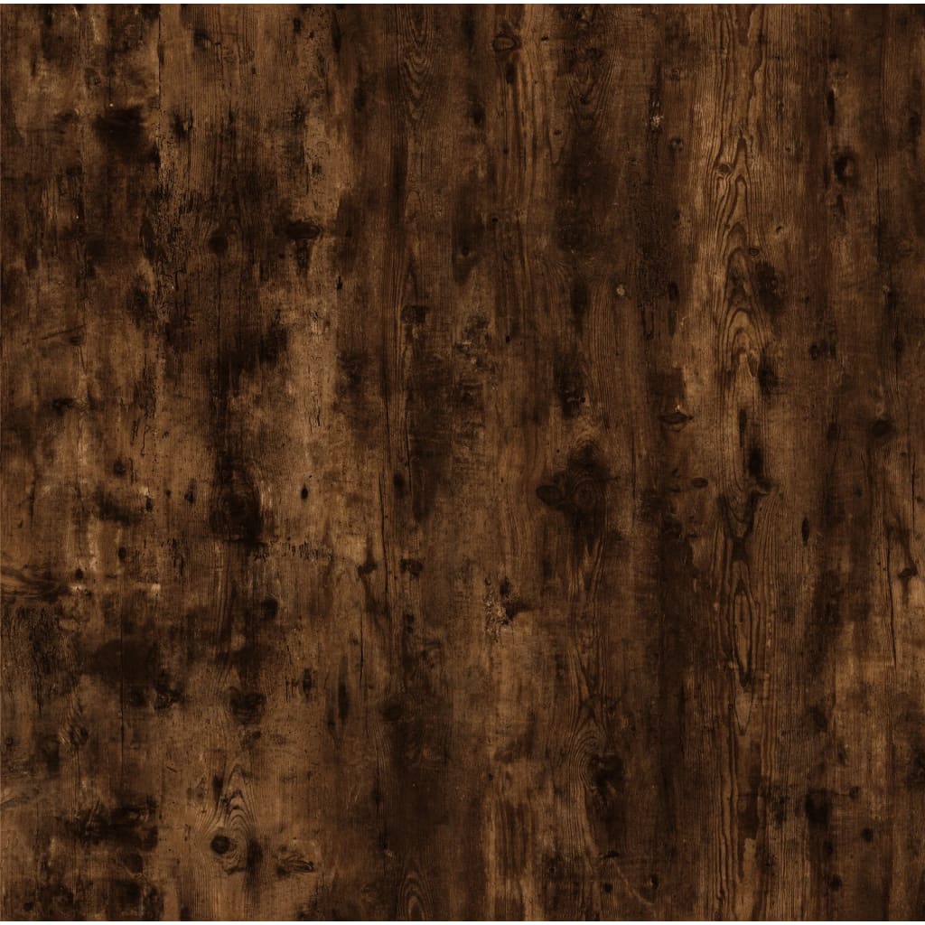 vidaXL Meuble TV chêne fumé 102x44,5x50 cm bois d'ingénierie
