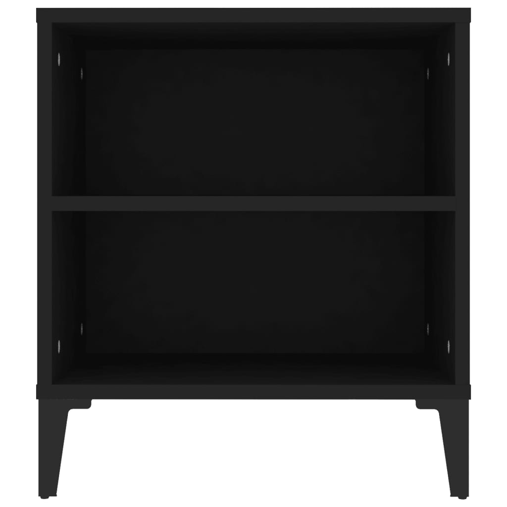 vidaXL Meuble TV Noir 102x44,5x50 cm Bois d'ingénierie
