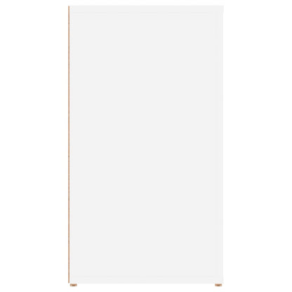 vidaXL Commode blanche 100x33x59,5 cm en bois d'ingénierie