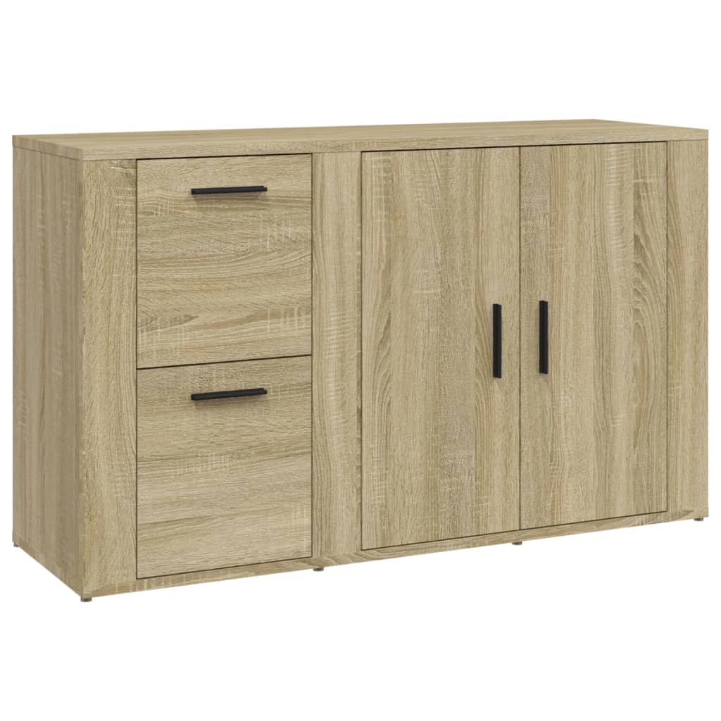 vidaXL Buffet Sonoma chêne 100x33x59,5 cm Bois d'ingénierie