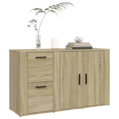 vidaXL Buffet Sonoma chêne 100x33x59,5 cm Bois d'ingénierie