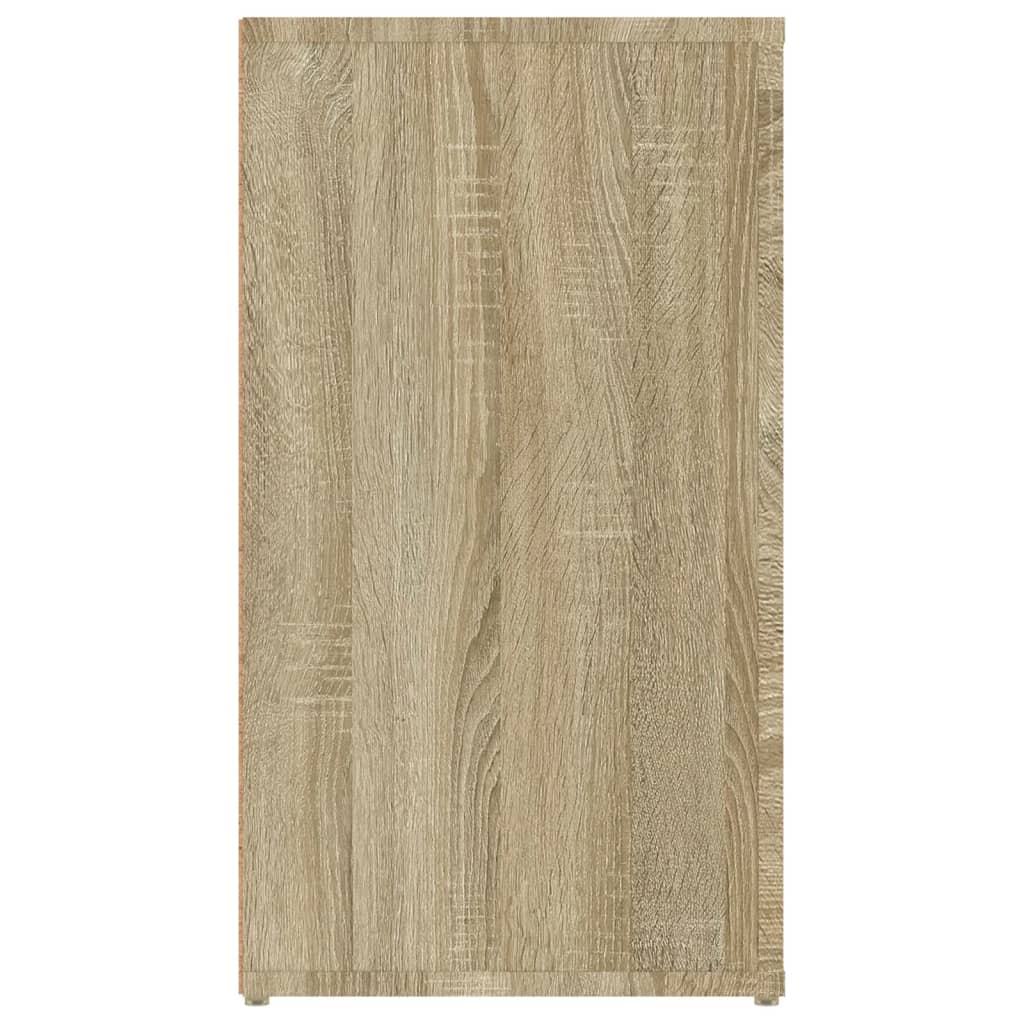 vidaXL Buffet Sonoma chêne 100x33x59,5 cm Bois d'ingénierie