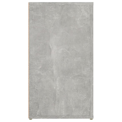 vidaXL Buffet Gris béton 100x33x59,5 cm Bois d'ingénierie