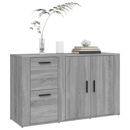 vidaXL Buffet Gris Sonoma 100x33x59,5 cm Bois d'ingénierie