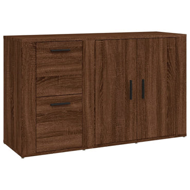 vidaXL Buffet marron aspect chêne 100x33x59,5 cm Bois d'ingénierie