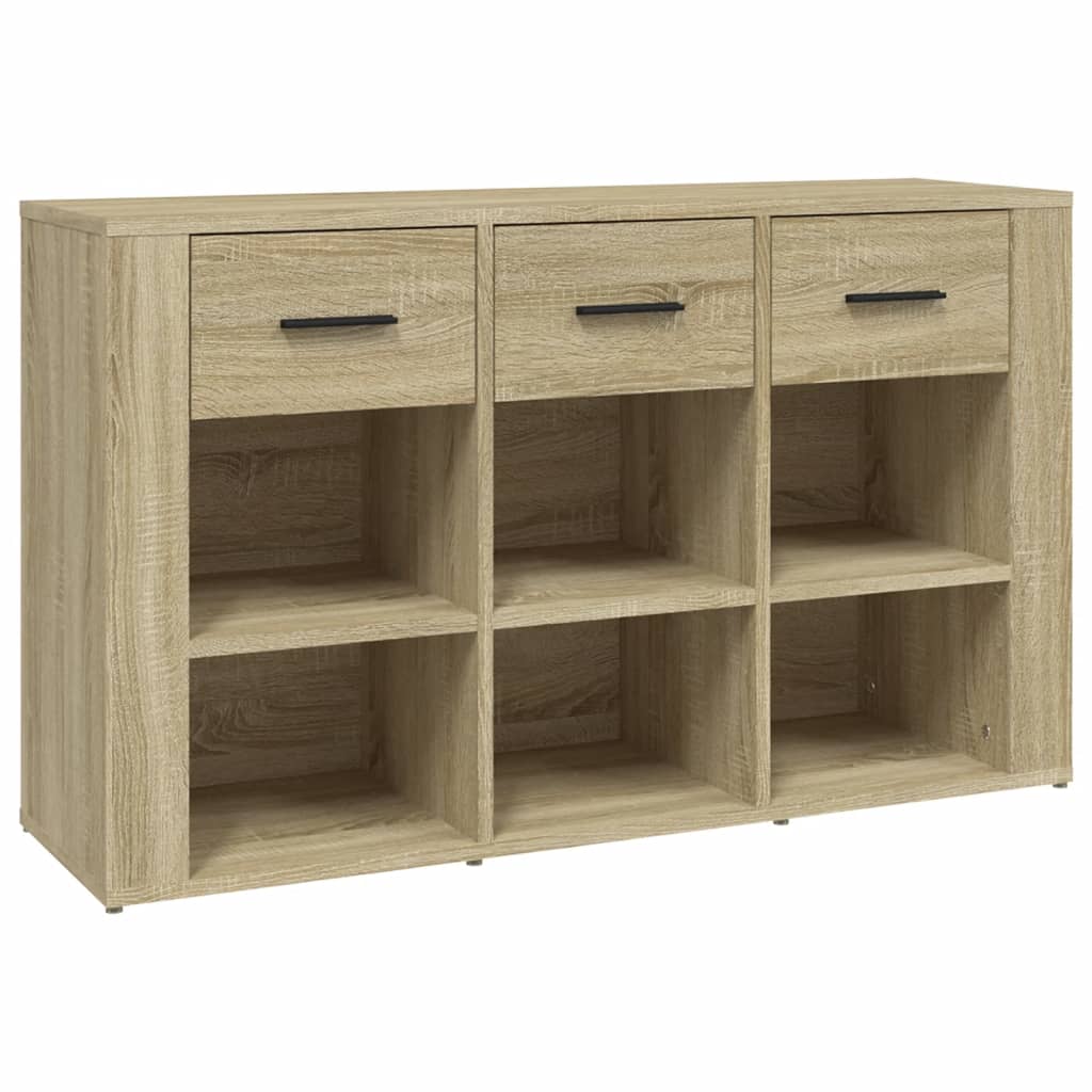 vidaXL Bahut chêne Sonoma 100x30x59,5 cm Bois d'ingénierie