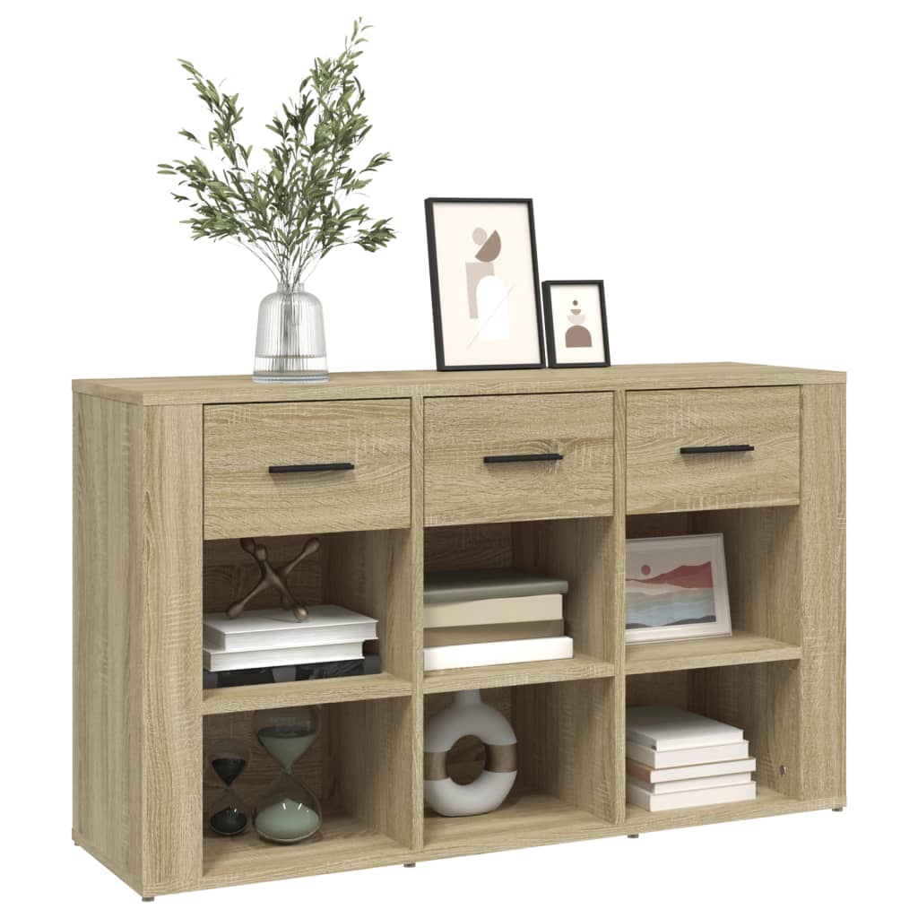 vidaXL Bahut chêne Sonoma 100x30x59,5 cm Bois d'ingénierie