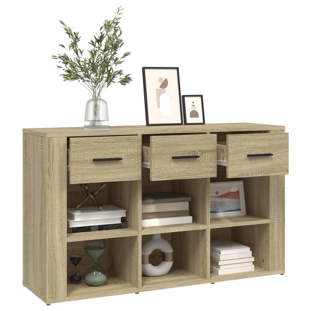 vidaXL Bahut chêne Sonoma 100x30x59,5 cm Bois d'ingénierie
