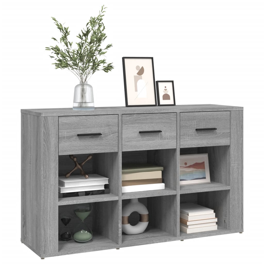 vidaXL Buffet bas gris Sonoma 100x30x59,5 cm en bois d'ingénierie