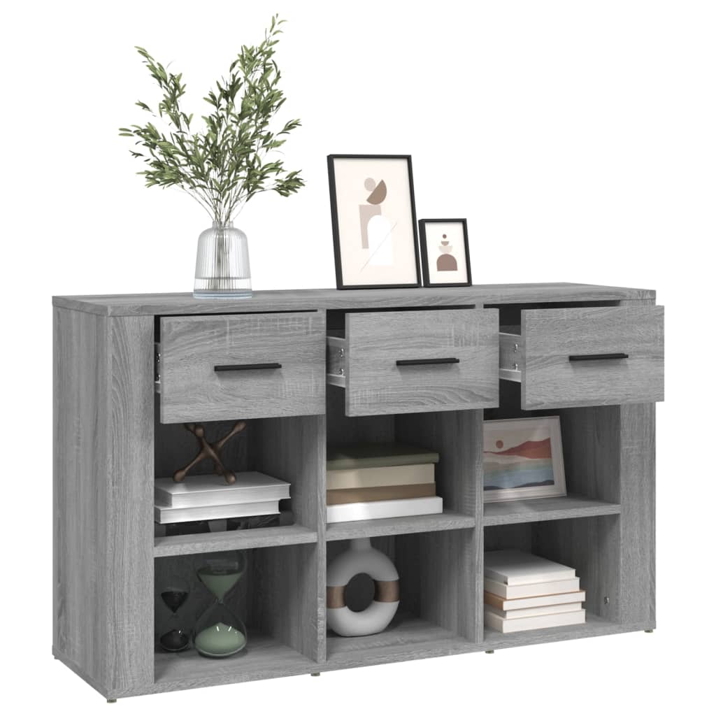 vidaXL Buffet bas gris Sonoma 100x30x59,5 cm en bois d'ingénierie