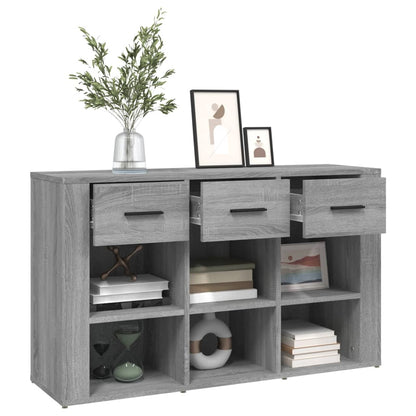 vidaXL Buffet bas gris Sonoma 100x30x59,5 cm en bois d'ingénierie