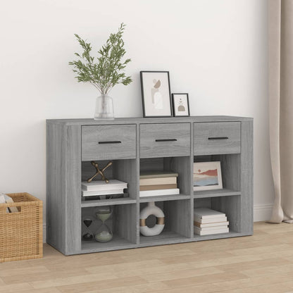 vidaXL Buffet bas gris Sonoma 100x30x59,5 cm en bois d'ingénierie