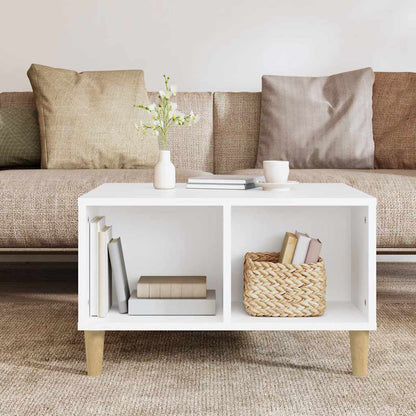 vidaXL Couchtisch Weiß 60x50x36,5 cm Holzwerkstoff