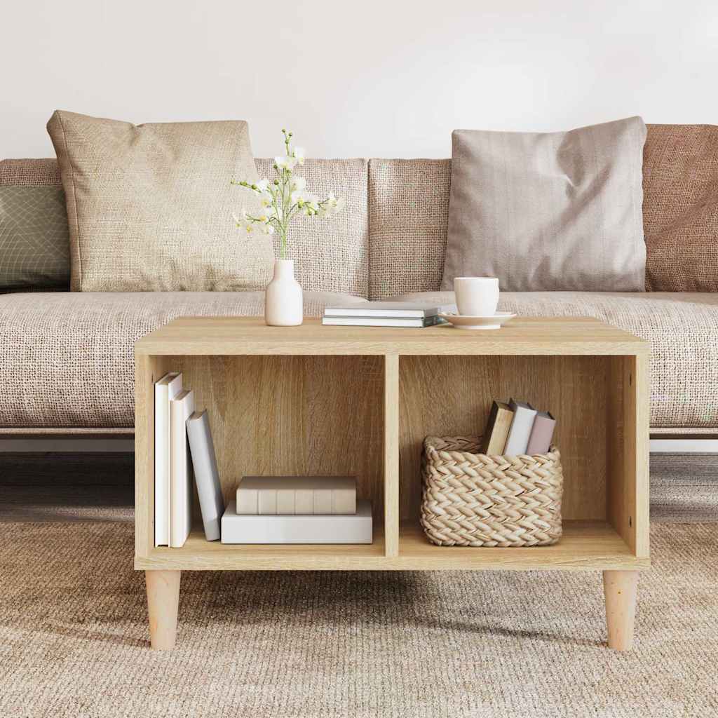 vidaXL Couchtisch Sonoma-Eiche 60x50x36,5 cm Holzwerkstoff
