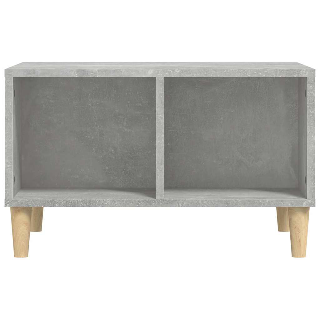 vidaXL Table basse gris béton 60x50x36,5 cm Bois d'ingénierie