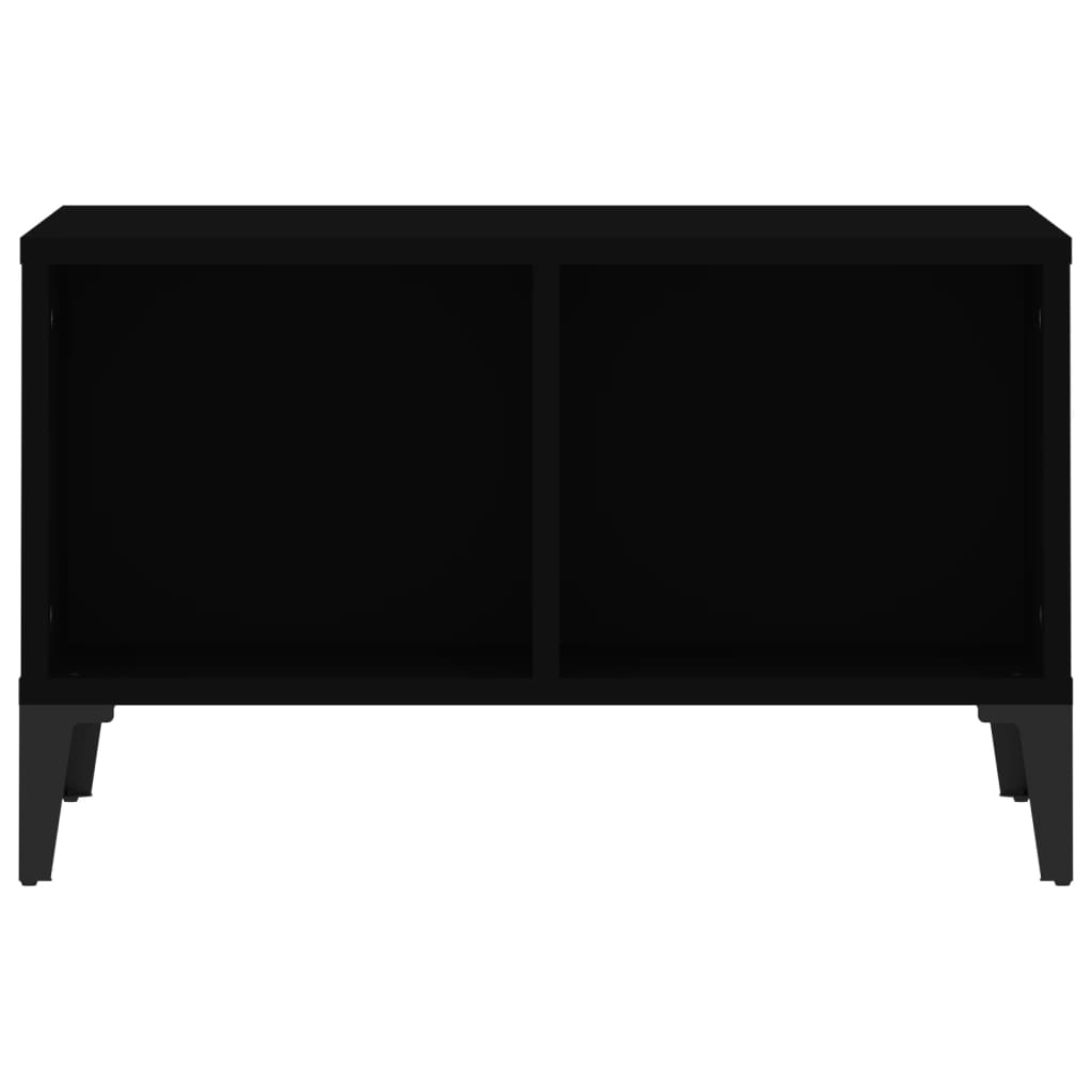 vidaXL Couchtisch Schwarz 60x50x36,5 cm Holzwerkstoff