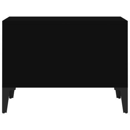 vidaXL Couchtisch Schwarz 60x50x36,5 cm Holzwerkstoff