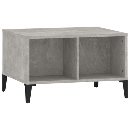 vidaXL Couchtisch Betongrau 60x50x36,5 cm Holzwerkstoff