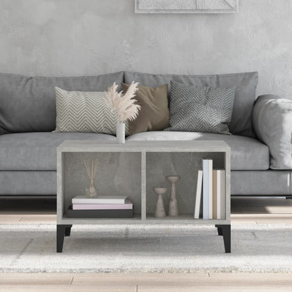 vidaXL Couchtisch Betongrau 60x50x36,5 cm Holzwerkstoff