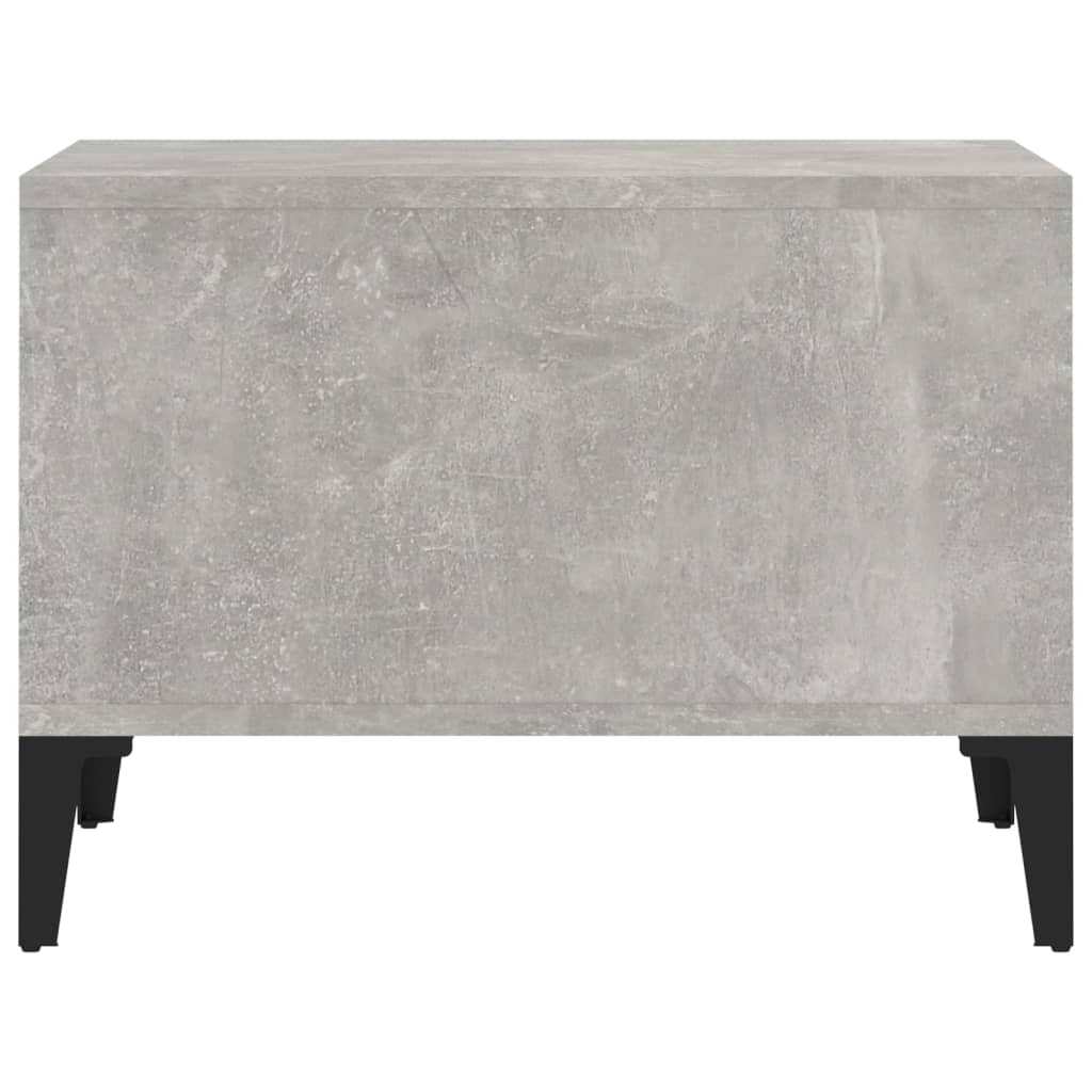 vidaXL Couchtisch Betongrau 60x50x36,5 cm Holzwerkstoff