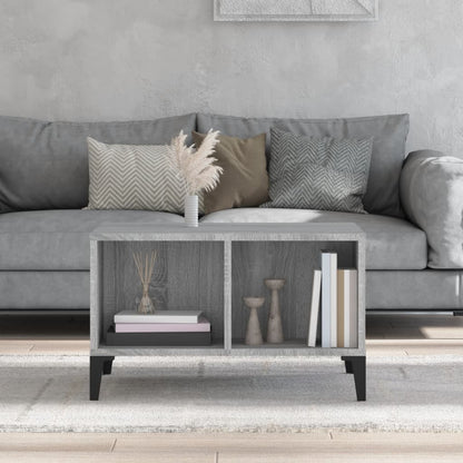 vidaXL Couchtisch Grau Sonoma 60x50x36,5 cm Holzwerkstoff