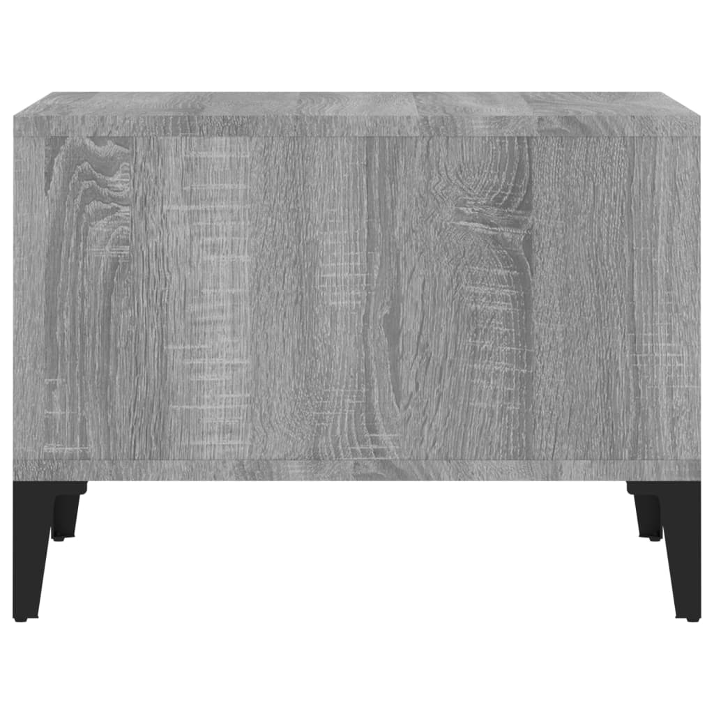 vidaXL Couchtisch Grau Sonoma 60x50x36,5 cm Holzwerkstoff