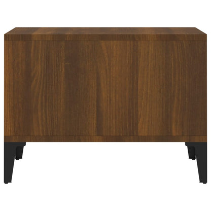 vidaXL Couchtisch Braun Eichen-Optik 60x50x36,5 cm Holzwerkstoff