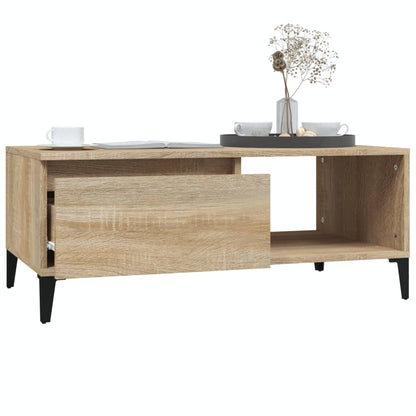vidaXL Couchtisch Sonoma-Eiche 90x50x36,5 cm Holzwerkstoff