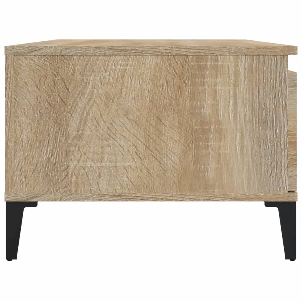 vidaXL Couchtisch Sonoma-Eiche 90x50x36,5 cm Holzwerkstoff