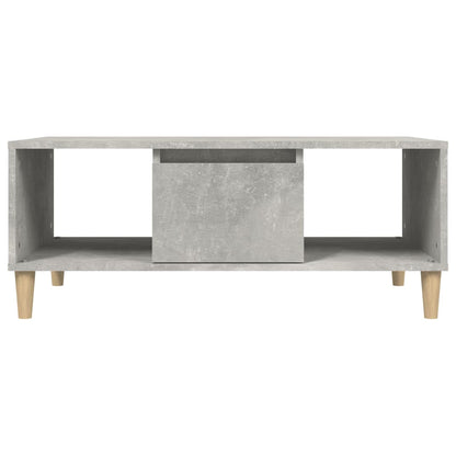vidaXL Couchtisch Betongrau 90x50x36,5 cm Holzwerkstoff