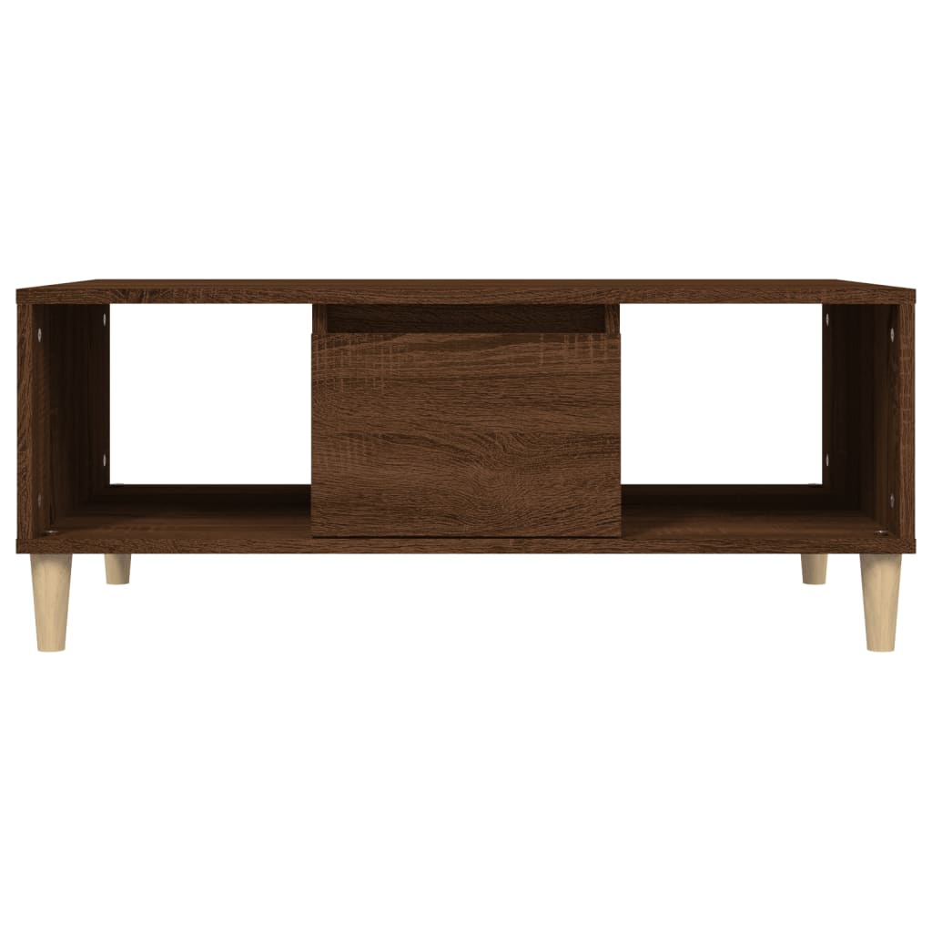 vidaXL Couchtisch Braun Eichen-Optik 90x50x36,5 cm Holzwerkstoff