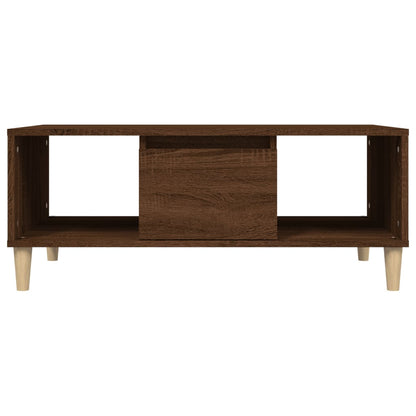 vidaXL Couchtisch Braun Eichen-Optik 90x50x36,5 cm Holzwerkstoff