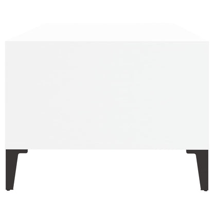 vidaXL Couchtisch Weiß 90x50x36,5 cm Holzwerkstoff
