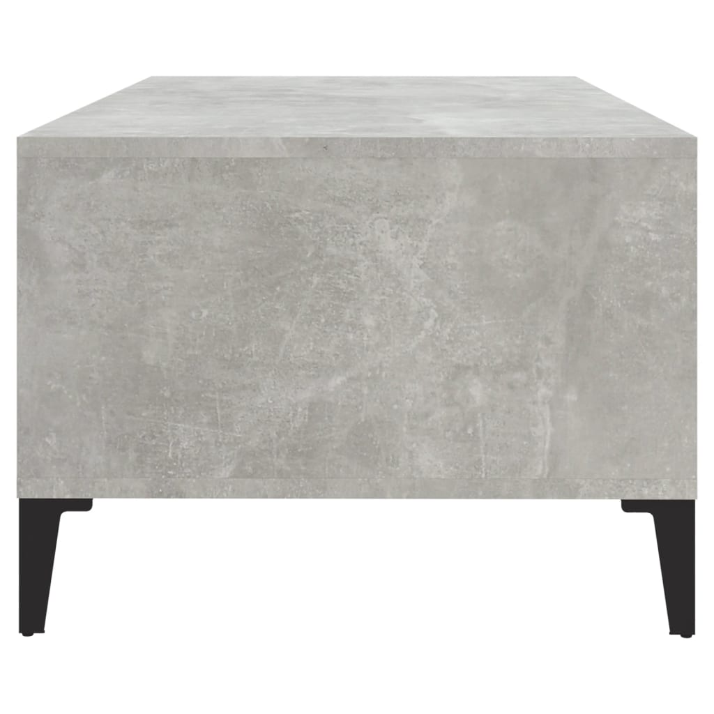 vidaXL Couchtisch Betongrau 90x50x36,5 cm Holzwerkstoff