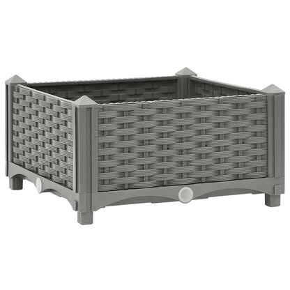 vidaXL Carré potager 40x40x23 cm en polypropylène