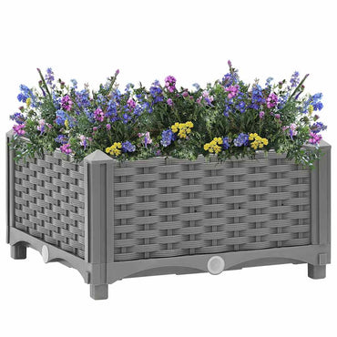 vidaXL Carré potager 40x40x23 cm en polypropylène