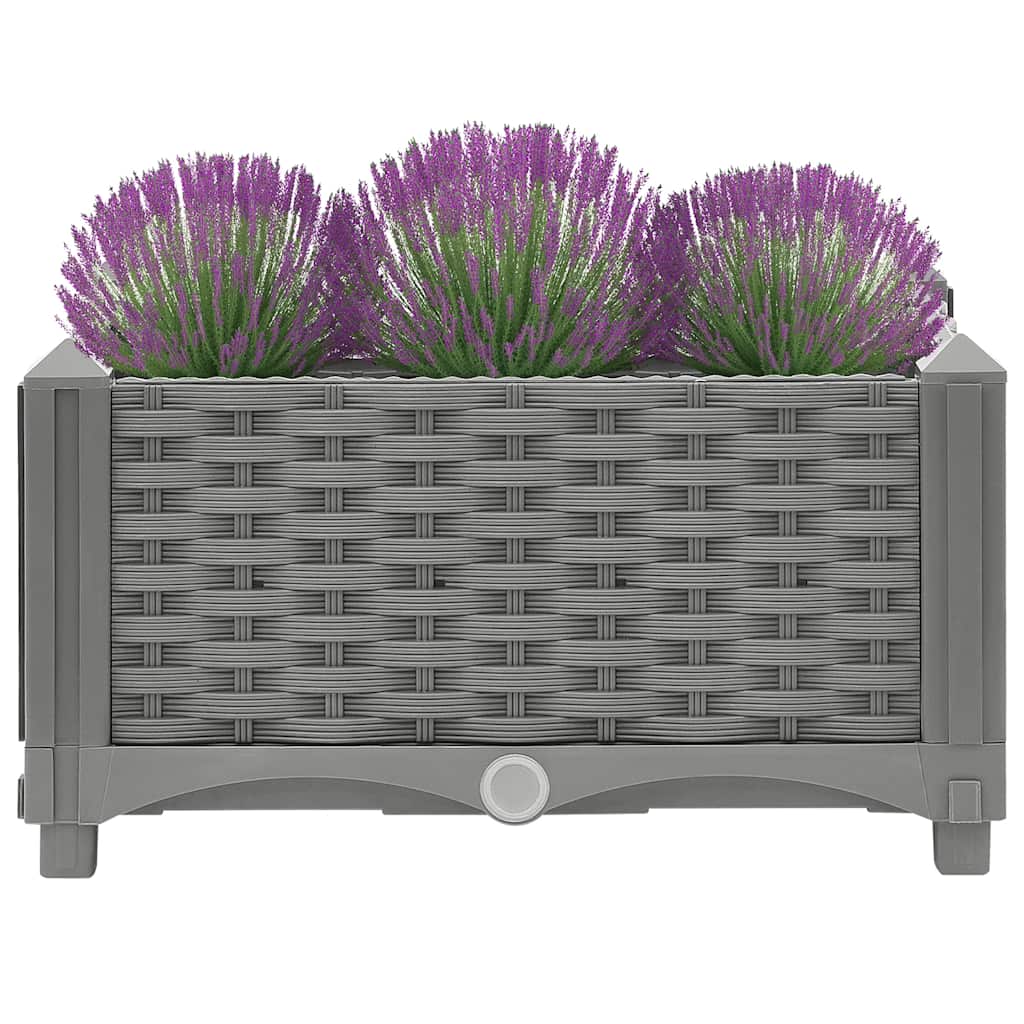 vidaXL Carré potager 40x40x23 cm en polypropylène