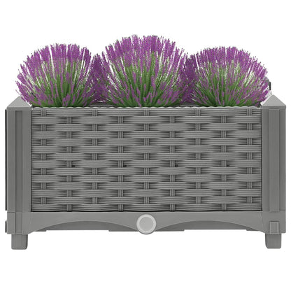 vidaXL Carré potager 40x40x23 cm en polypropylène