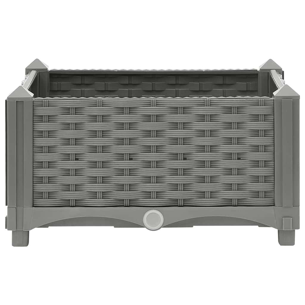 vidaXL Carré potager 40x40x23 cm en polypropylène