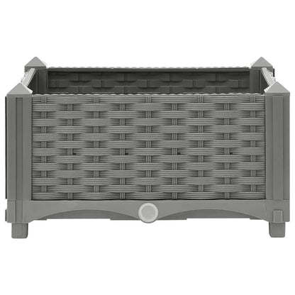 vidaXL Carré potager 40x40x23 cm en polypropylène