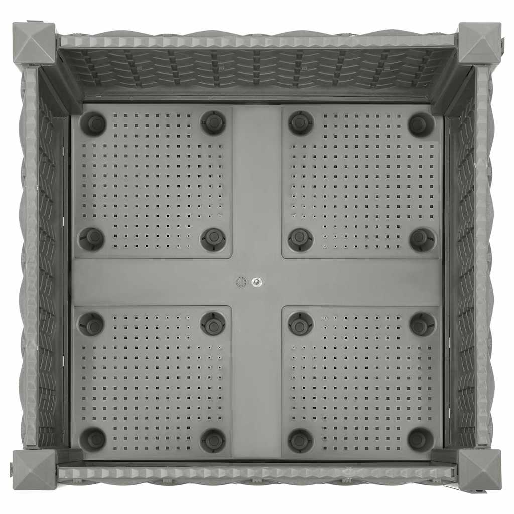 vidaXL Carré potager 40x40x23 cm en polypropylène