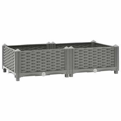 vidaXL Carré potager 80x40x23 cm en polypropylène