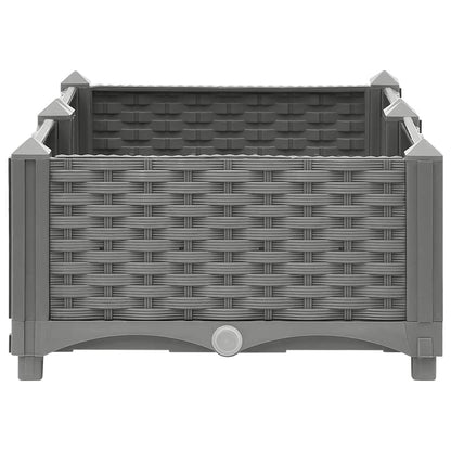 vidaXL Carré potager 80x40x23 cm en polypropylène